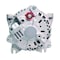 Wai Global Alternator, ALTFD 6G 135A 12V W 242279, 135 Amp12 Volt, CW, 6Groove Clutch Pulley, Neg Grd 8516N - alternate 6
